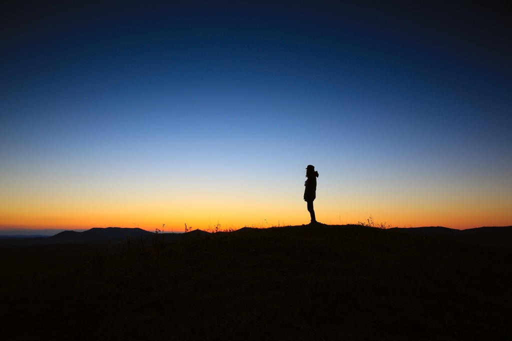 Woman on the Horizon