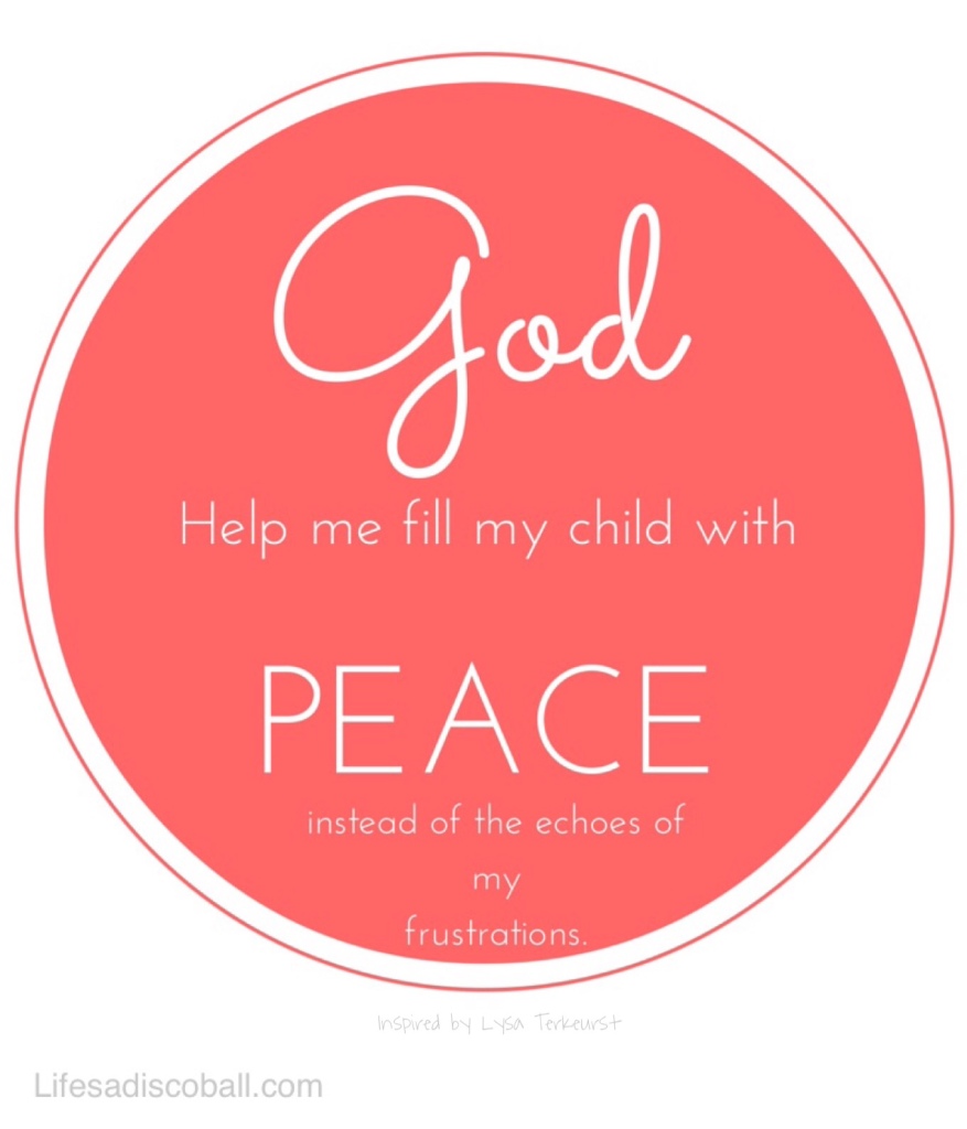 Fill My Child With Peace