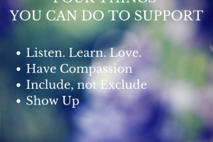 Four Things You Can Do To Support