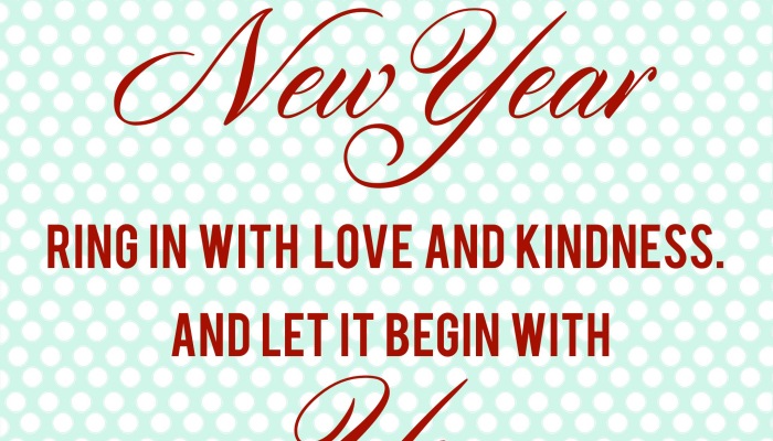 New Year Love and Kindness