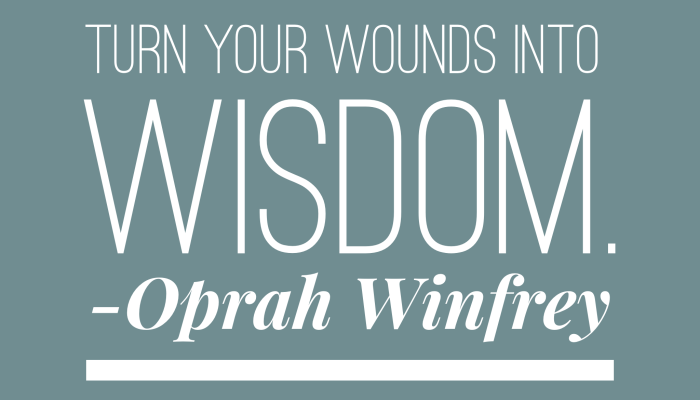 Wounds into Wisdom